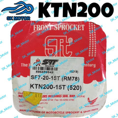 (520) 12T~15T STT KTNS DUKE 200 KTN 200 / MLE XTM Front Racing Sprocket Spoket Depan 12T 13T 14T 15T -By Sea Courier Method 🚢📦