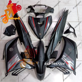 Yamaha LC 135 Cover Set Matt Black / Black KIlat Sticker Special Edition NO 18 Knight Black V2 V3 V4 V5 V6 V7 -By Air Courier Method ✈️📦
