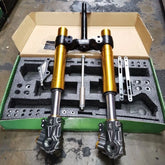 DHC- SYM VF3I /Y15ZR /Rs150 UP SIDE DOWN FORK 100%Good Quality Full set plug&play Rapido Fork -By Sea Courier Method🚢📦