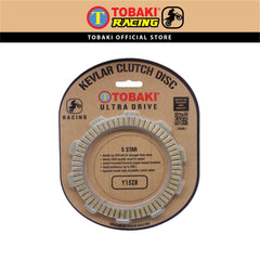 TOBAKI X Kevlar Clutch Disc LC135 Y15ZR RS150R EX5 WAVE125 RXZ R15 R25 ZX150 -By Sea Courier Method 🚢📦