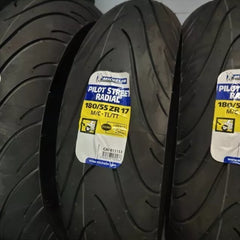 DHC- MICHELIN PILOT STREET RADIAL TAYAR 180/55ZR17 -By Sea Courier Method 🚢📦