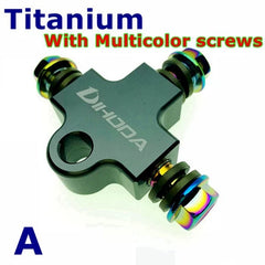 Universal Motorcycle Modified Hydraulic Brake Hose Line CNC Pipe Tee Connector Tee Coupling Tee Fitting 3 way Adapter -By Sea Courier Method 🚢📦