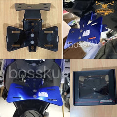 Y16ZR Y15ZR V1 V2 TAIL TIDY NUMBER PLATE HOLDER BRACKET WITH LED -By Sea Courier Method 🚢📦