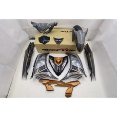 LC135 V2 V3 V4 V5 V6 V7 Y15 COVER SET COVERSET BODYSET BIRU/SLIVER RED/BK CM6/GREY NADO GREY DOCTOR STICKER TANAM CLEAR -By Sea Courier Method 🚢🎁