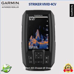 Garmin Striker Vivid 4CV - CHIRP Marine GPS & ClearVü Sonar c/w GT20-TM transducer- By AIR Courier Method🛫