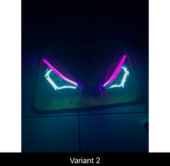 Supra 125 custom eyebrow turn signal lights, ready to install, free stickers -By Sea Courier Method 🚢📦