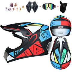 Kids Off-Road Motorcycle Helmet Gift Set