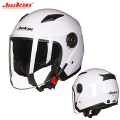Dual Lens Motorcycle Half Helmet