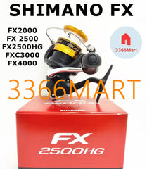 3366 SHIMANO FX NEW MODEL 2019 FX2000 / FX 2500 / FX2500HG / FXC3000 / FX4000 FISHING REEL - By Sea Courier Method 🚢📦