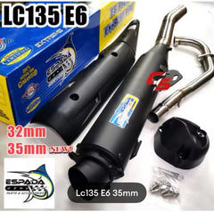 XRACING RS150 VF3I LC135 Y15ZR Y15 Y16ZR Y16 Espada E6 E7 Standard racing Exhaust 32mm 35mm 28mm -By Sea Courier Method 🚢📦