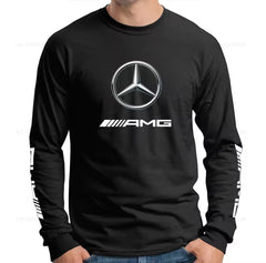MERCEDES BENZ AMG Racing Motorsport Car Unisex Long Sleeve Lengan Panjang Baju T-Shirt T Shirt Tees AMG-LS-0004 -By Sea Courier Method 🚢📦