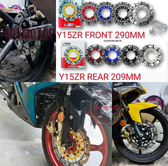 Y15ZR 203/290MM FRONT/REAR DISC PLATE CNC -By Sea Courier Method 🚢📦