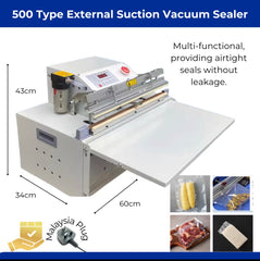 500 Type External Suction Vacuum Sealer Commercial Packaging Machine Vacuum Sealing Machine -By Sea Courier Method 🚢📦