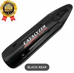 YAMAHA LC135 V2 V3 V4 MUFFLER PROTECTOR COVER EXHAUST BLACK COLOUR ORIGINAL MUFFLER COVER EKZOS COVER END CAP -By Sea Courier Method 🚢📦