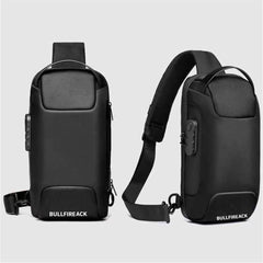 Men’s Large Capacity Crossbody Bag Motorcycle Anti-theft Backpack men’s Bag With Password -By Sea Courier Method 🚢📦