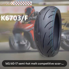 Semi-Melting Motorcycle Tyres 180/55zr-17 for Benelli Yellow Dragon/Battle/Chase/Six Hundred Motorcycle Accessories -By Sea Courier Method 🚢📦