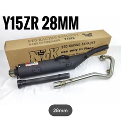 Yamaha Y15ZR Y15 28mm 32mm NLK Racing EXHAUST Y15 Y15 ZR V1 V2 YSUKU Y 15 EKZOS EXZOS NLK STANDARD RACING CUTTING STD -By Sea Courier Method 🚢📦