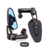 OKKFINE 1 Pair Motorcycle modification Motorcycle Rearview Mirror Motorbike Accessories Auxiliary Side Mirror Handlebar Mirror Wide Angle Clear Glass Rear View Mirror for Motorbike Scooters -By Sea Courier Method 🚢📦