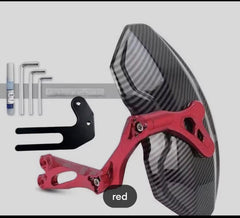 Motorcycle Rear Wheel Mudguard CNC Aluminum Alloy Extension Splash Pad For Most EV motorcycle Yadea E8S pro -By Sea Courier Method 🚢📦
