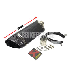Motorcycle Exhaust Scooter Modified exhaust Akrapovic Muffler Only pipe Sport Bike R15v3 R25V3 MT25 MT09 Z800 Z900 R1 -By Sea Courier Method 🚢📦