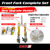 Upside Down Fork Adjustable for Y15ZR/ RS150/ LC135-Version 2 KOZI -By Sea Courier Method 🚢📦