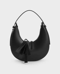 Carey Crescent Hobo Bag - Noir -By Air Courier Method🛫