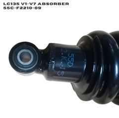 YAMAHA LC135 ABSORBER 100% ORIGINAL REAR MONOSHOCK 55C-F2210-09 RED BLACK 135LC V1 V2 V3 V4 V5 -By Sea Courier Method 🚢📦