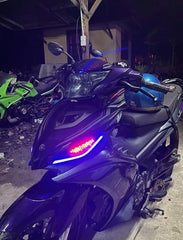 HPMP LC135 RGB Control Mata Gaban Signal Light LED Pilot Light Lampu Gaban LC 135 V2 V3 V4 V5 V6 V7 Lampu Dada Light APP -By Sea Courier Method🚢📦