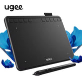Black UGEE S640 Graphic Tablet 6 Inch Drawing Tablets Digital Pen Pad Writing Drawing Board 8192 Stylus for Android Windows Mac Laptop -By Sea Courier Method 🚢📦