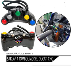 TOMBOL 7-button Switch DUCATI MOTOGP MODEL -By Sea Courier Method 🚢📦