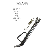SIDE STAND CHROME KRISS W125 LC135 EX5 SRL115FI LC135 FI RS150 RSX Y15 Y16 -By Sea Courier Method 🚢📦