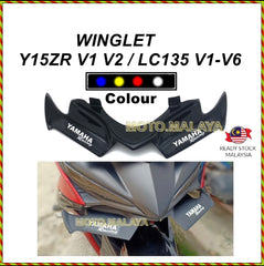 Winglet Yamaha Y15zr y 15 zr V1 v2 Y15 Lc135 lc 135 v3 v4 v5 v6 fibre made -By Sea Courier Method 🚢📦