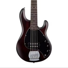 Sterling Ray5 Stingray 5-String Electric Bass Guitar Jatoba Fretboard - Walnut Satin (Ray-5/Ray 5) -By Sea Courier Method 🚢📦