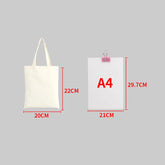 Large Canvas Shopping Bag