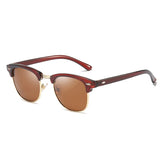 Polarized Retro Square Sunglasses