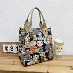 Cute Cat Pattern Mommy Bag