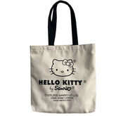 Cute Hello Kitty Canvas Tote Bag