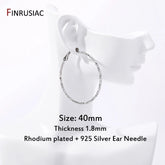 Real Gold Plated Big Hoop Earrings