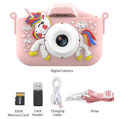 1080P Cute Digital Camera Kids Camera 48MP HD Children Camera Kids Selfie Camera for Boys And Girls- By SEA Courier Method 🚢