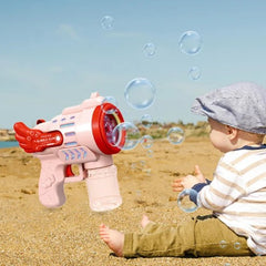 TikTok Bubble Gun Toys Electric Bubble Machine 10 Hole Automatic Bubble Maker Machine- By SEA Courier Method 🚢