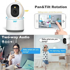 128GB Wireless Baby Monitor 5 inch HD1080p with APP phone wifi wireless recording playback video Lullabies camera audio- - By SEA Courier Method 🚢
