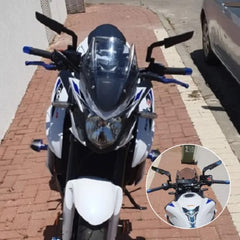 2pcs Motorcycle Rearview Mirror Winglet Side Mirrors with 8mm 10mm Thread Universal Fit -By Sea Courier Method 🚢📦