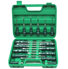 Screwdriver Set Cross and Straight Flat Plum Blossom Screwdriver Pattern Rice Star Industrial Super Hard Screwdriver with Magnetic -By Sea Courier Method 🚢🎁