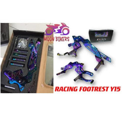 YAMAHA Y15ZR V1 V2 RACING FOOTREST SET CNC RZ Y15 PEDAL BRAKE GEAR KAKI DEPAN BELAKANG PEMIJAK MIJAK RAPIDO BOY -By Sea Courier Method 🚢🎁