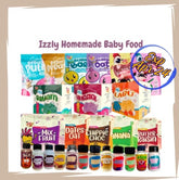 Izzly Homemade Instant Baby Food Makanan Baby Instant Porridge Bubur Cereal Segera Puree Cookies Biskut Noodles Mee Seasoning Powder Serbuk For Baby 6m & Above Untuk Baby 6 Bulan Ke Atas -By Sea Courier Method 🚢📦