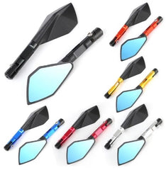 UNIVERSAL SIDE MIRROR ALLOY CNC MOTORCYCLE / APIDO CERMIN SISI MOTOR YAMAHA LC Y15 Y16 R15 R25 HONDA RS150 RSX EX5 WAVE -By Sea Courier Method 🚢📦