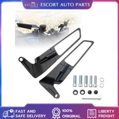 Winglet Side Mirror Cermin Sisi Stealth Wing Aero LC135 Y15 Y16 Honda RS150 Fairing Yamaha R25 R15 -By Sea Courier Method 🚢📦