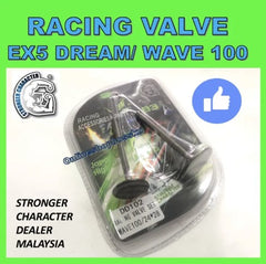 EX5 VALVE SET 24MM 28MM RACING VALVE SET DREAM 24MM&28MM WAVE 100 VALVE RACING 24 MM & 28 MM EX5 VALVE RACE SC 22748 -By Sea Courier Method 🚢📦
