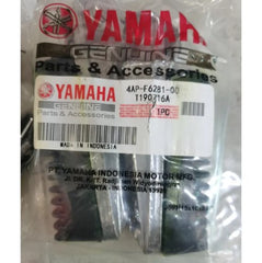 YAMAHA Y15 / Y16 / FZ150 FRONT FOOTREST + RUBBER complete set FOOTSTEP PEMIJAK DEPAN Y15ZR FZ Y16ZR RAMP ORI INDONESIA -By Sea Courier Method 🚢📦