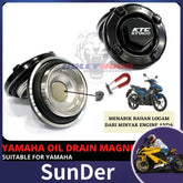 Ready Stock,siapYAMAHA Y15 LC135 OIL DRAIN CAP MAGNET MAGNETIC SCREW PLUG PENUTUP MINYAK 4T Y16 FZ150 R15 XMAX MT15 -By Sea Courier Method 🚢📦